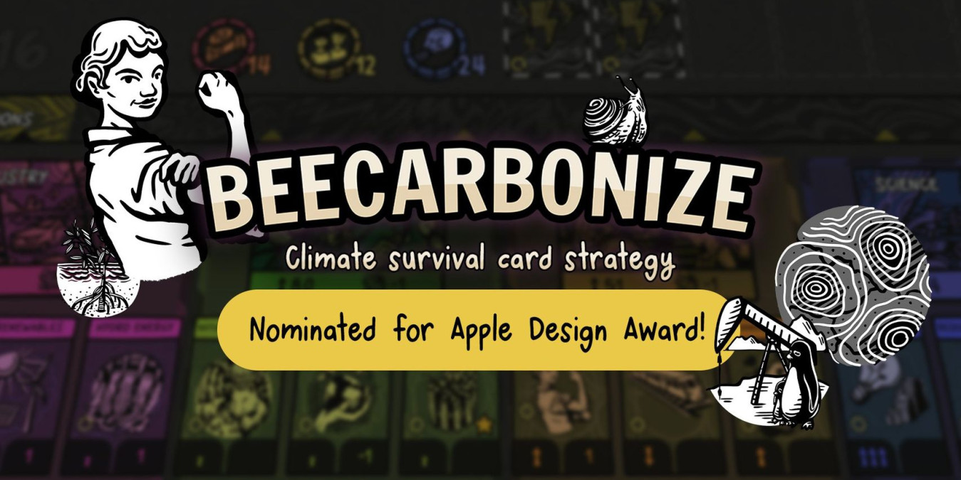 BeeCarbonize is Nominated for the Apple Design Awards!